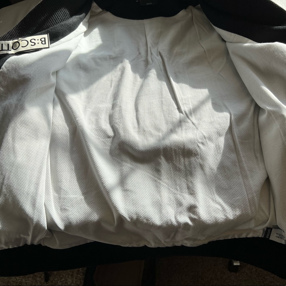 NEW NWT B:SCOTT Varsity Bomber Designer Wool Jacket - Picture 8 of 14